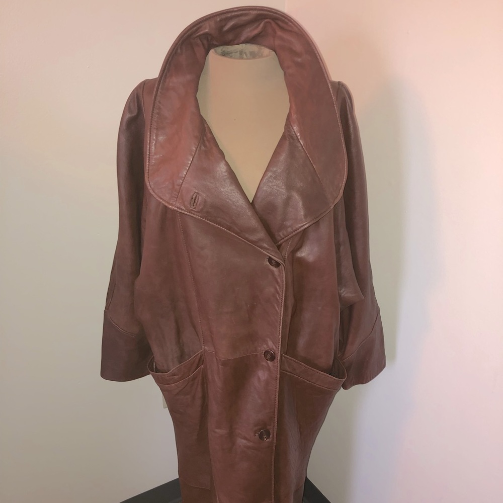 Vintage LNR leather coat